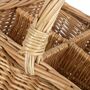 Personalised Wicker Picnic Bottle Carrier For Couples, thumbnail 6 of 8