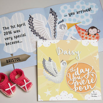 'The Day You Were Born' Personalised New Baby Book, 11 of 12