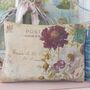 Floral Illustration Fabric Gift Sachets, thumbnail 6 of 8