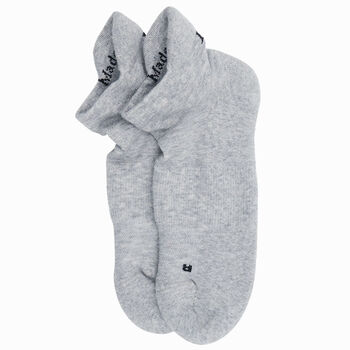 Delicate Pink And Organic Sport Grey Women Trainer Socks, 6 of 7