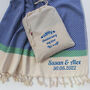 Personalised Cotton Sofa Throw, Gift For Christmas, thumbnail 7 of 12