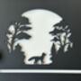 Personalised Fox In Forest Design House Acrylic Number Sign, thumbnail 4 of 6