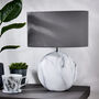 Vermont Marble Effect Ceramic Table Lamp, thumbnail 1 of 7