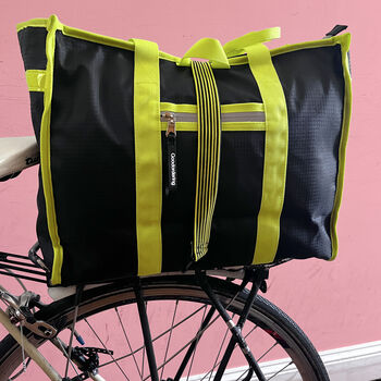 Neon Tote Backpack Bike Bag, 7 of 7