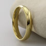 Mens 18ct Gold Polished Court Wedding Ring, thumbnail 1 of 8