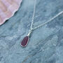 Cornish Sea Glass Pendant Rare Dark Purple, thumbnail 6 of 6