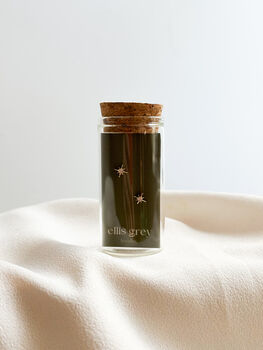 Glass Vial Cz Star Stud Earrings, 4 of 4