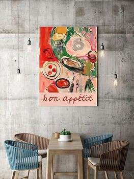 Bon Appétit French Food Art Print, 2 of 3