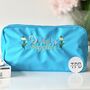 Personalised Wildflower Embroidered Pouch, thumbnail 1 of 5