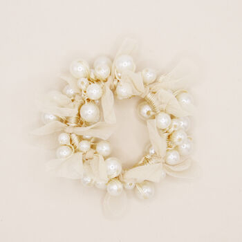 Beaded Pearl Hair Tie, 2 of 10