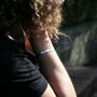 Adya Sterling Silver Herringbone Chain Bracelet, thumbnail 3 of 4
