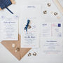 Nautical DIY Wedding Invitation Pack, thumbnail 1 of 8