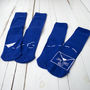 Personalised His And Hers Paper Aeroplane Socks, thumbnail 2 of 2