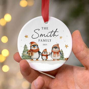 Personalised Family Christmas Ornament 2025, 7 of 7