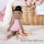 Ballerina Handmade Crochet Doll, thumbnail 5 of 10