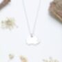 Sterling Silver Hedgehog Necklace, thumbnail 3 of 7