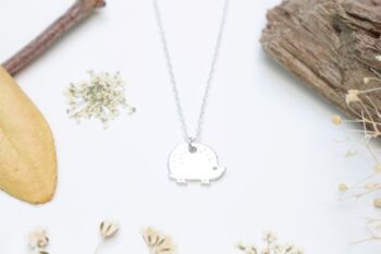 Sterling Silver Hedgehog Necklace, 3 of 7