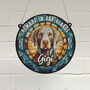 Weimaraner Memorial Suncatcher, thumbnail 1 of 6