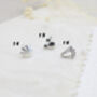Personalised Our Story Stud Earrings With Dates, thumbnail 9 of 9