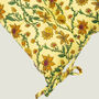 Bahar Floral Seat Pad In Yellow, thumbnail 3 of 3