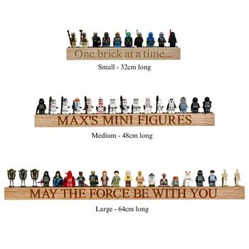 Wooden Minifigure Display Wall Stands, 6 of 9