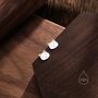 Sterling Silver Calico Cat Enamel Stud Earrings, thumbnail 6 of 10