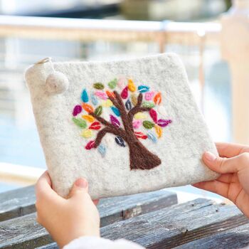 Felt Tree Of Life Pouch, 3 of 5