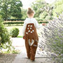 Handmade Childrens Corduroy Fawn Dungarees, thumbnail 7 of 12