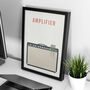 Guitar Amplifier Print | Fender Guitar Amp Poster, thumbnail 8 of 10