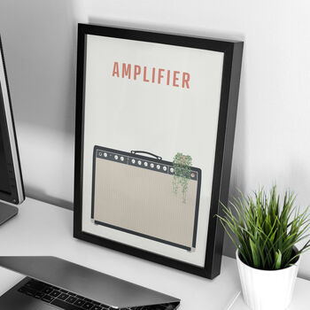 Guitar Amplifier Print | Fender Guitar Amp Poster, 8 of 10