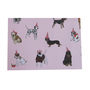 Three Sheets Of Dogs Gingham Wrapping Paper, thumbnail 3 of 4