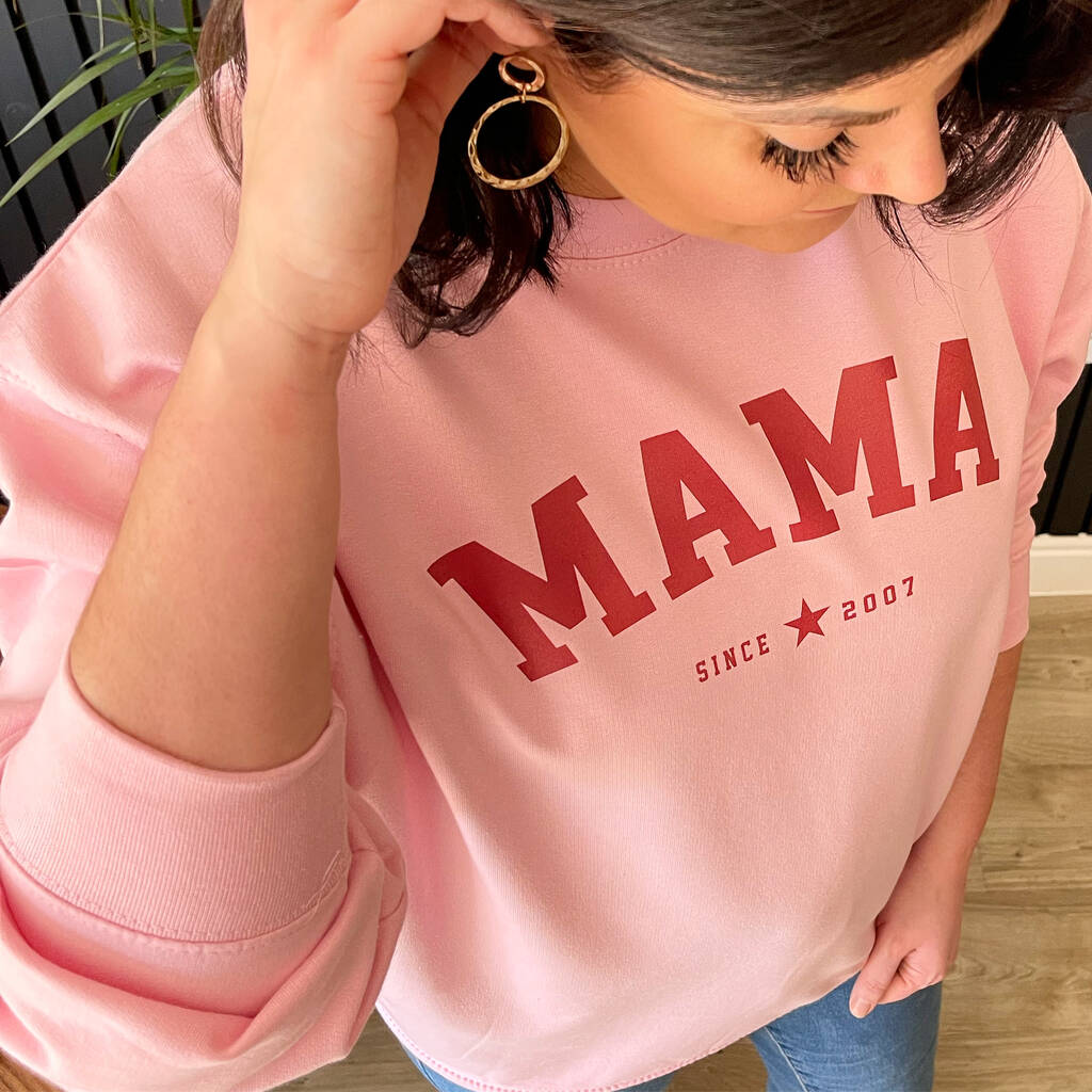 Personalised Mama New Mum Birthday Gift Sweatshirt, 1 of 12