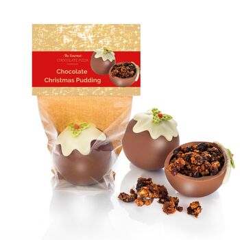 Two Delicious Chocolate Christmas Pudding, 3 of 4