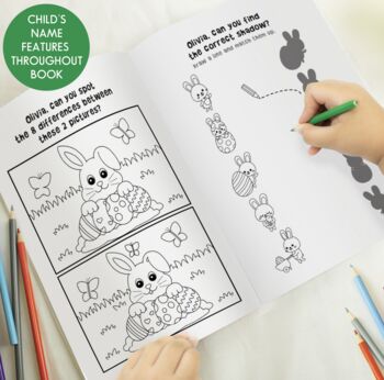 Personalised Easter Activity And Colouring Book, 6 of 6