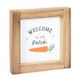 Welcome To Our Patch Wooden Frame Sign | Easter Spring Decoration, thumbnail 2 of 2