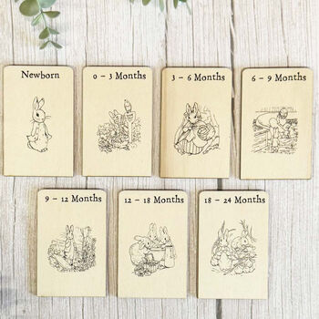 Bunny Rabbit Nursery Drawer Dividers Set Of Seven New Baby Gift, 9 of 11