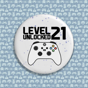 Personalised Gamer Birthday Badge, 4 of 5