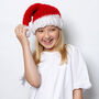 Children's Santa Hat Easy Knitting Kit, thumbnail 2 of 10