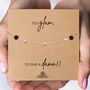 Breakup Gift For Her With Gold Plated Or Silver Plated Star Bracelet And Card, thumbnail 3 of 4
