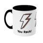 Personalised You Rock! Two Toned Mug Add Your Name, thumbnail 4 of 4