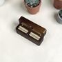 Personalised Dark Wood Ring Box For Weddings, thumbnail 2 of 8