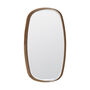 Oak Or Walnut Oval Mirror, thumbnail 4 of 5