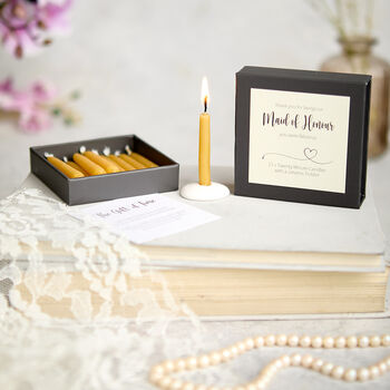 Maid Of Honour, Relaxation Candle Wedding Gift Set, 4 of 12