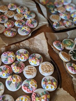 Personalised Wild Flower Biscuit Gift Box And Wild Flower Greetings Card, 8 of 8