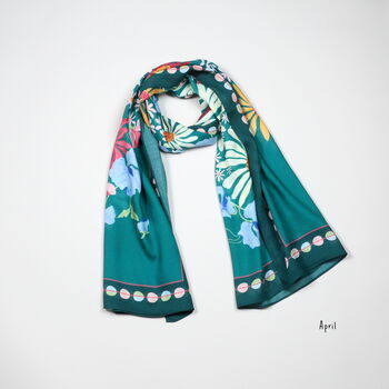 Birth Month Flower Scarves, 7 of 12