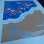 Abstract Water's Edge Art Print, thumbnail 2 of 5