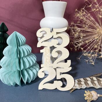 Personalised Christmas Date Decoration, 8 of 9