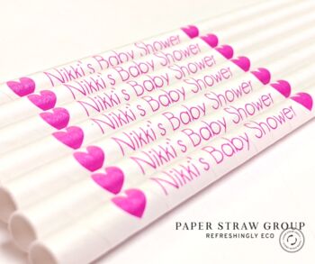 Personalised Baby Shower Paper Straws, 3 of 7