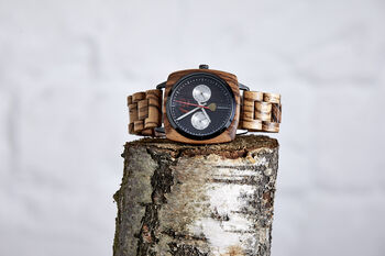 Brown Wood Watch, Mens Wrist Watch Accessories And Watches, 4 of 5