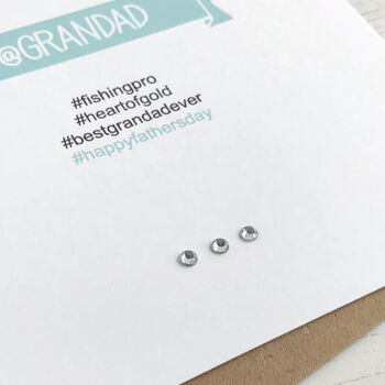 Personalised Hashtag Card For Grandad, 2 of 4